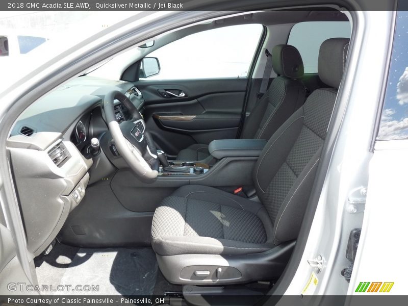 Quicksilver Metallic / Jet Black 2018 GMC Acadia SLE AWD