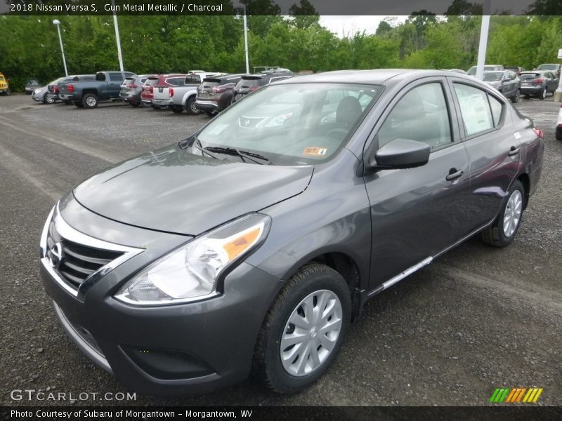 Gun Metal Metallic / Charcoal 2018 Nissan Versa S