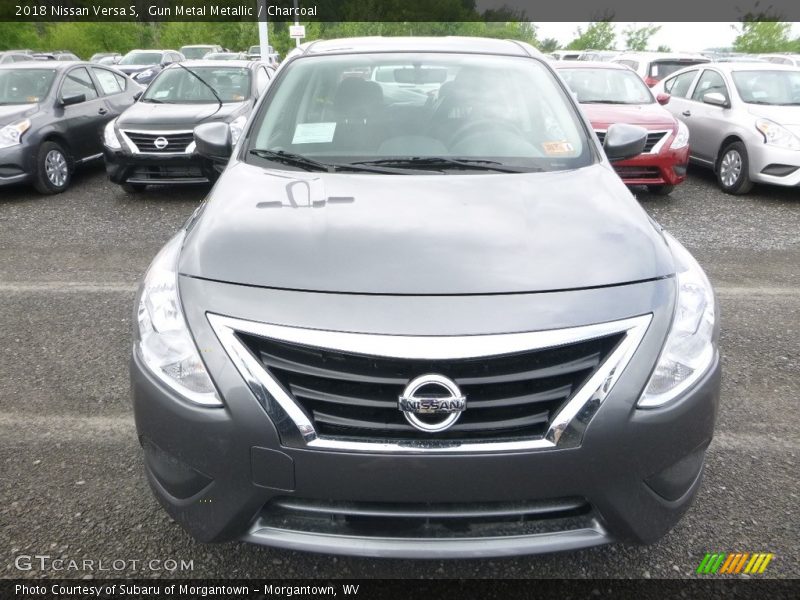 Gun Metal Metallic / Charcoal 2018 Nissan Versa S