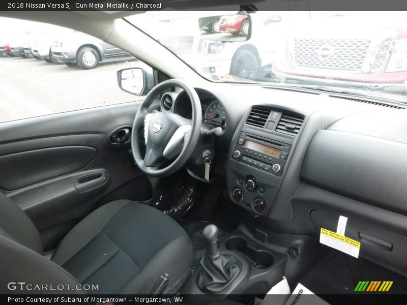 Gun Metal Metallic / Charcoal 2018 Nissan Versa S