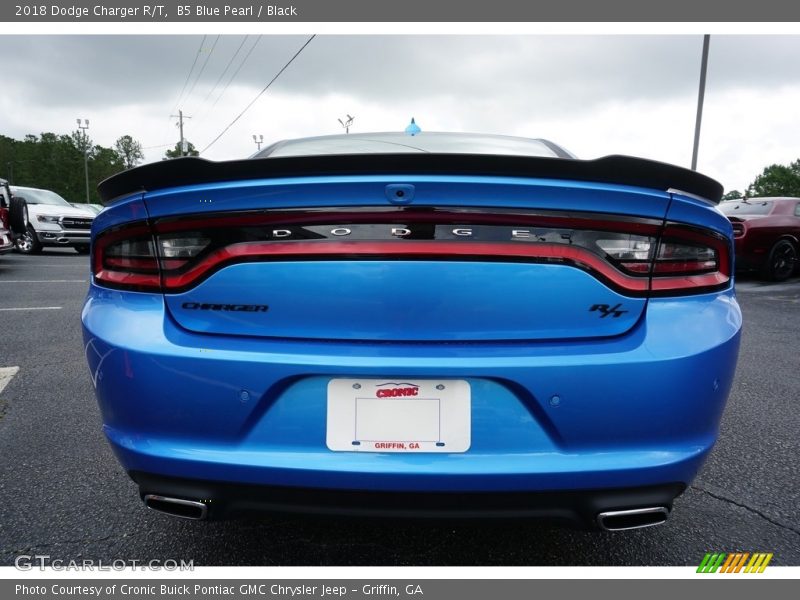 B5 Blue Pearl / Black 2018 Dodge Charger R/T