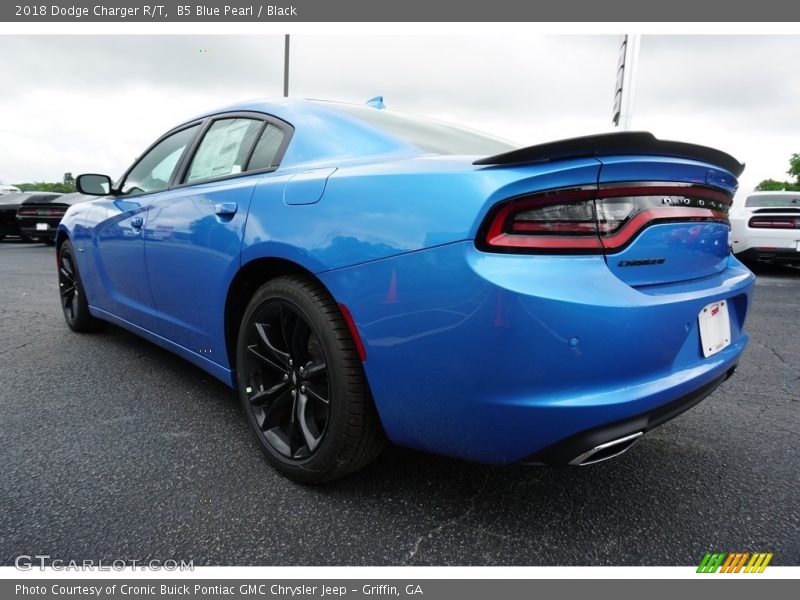 B5 Blue Pearl / Black 2018 Dodge Charger R/T