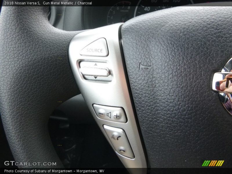 Gun Metal Metallic / Charcoal 2018 Nissan Versa S