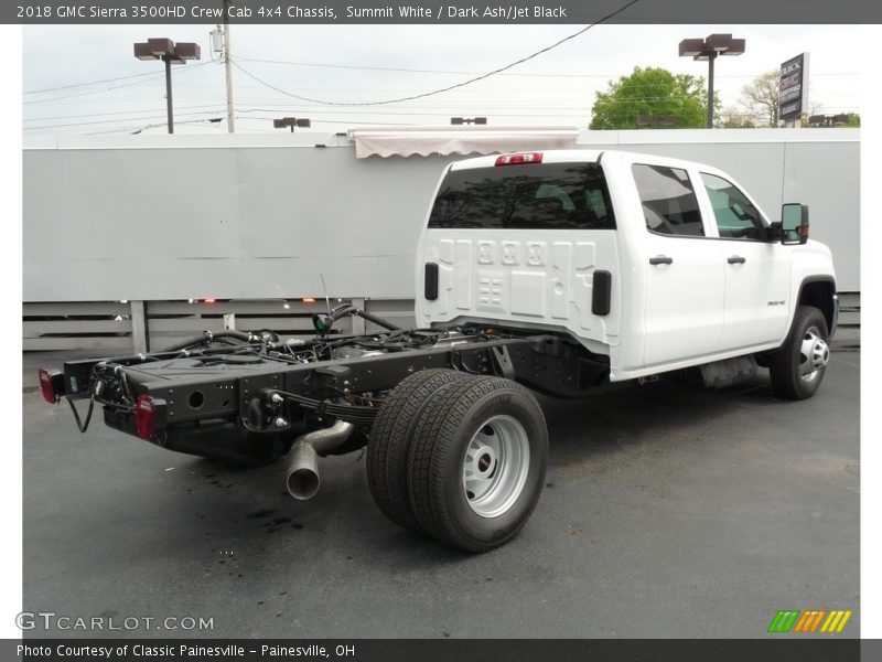 Summit White / Dark Ash/Jet Black 2018 GMC Sierra 3500HD Crew Cab 4x4 Chassis