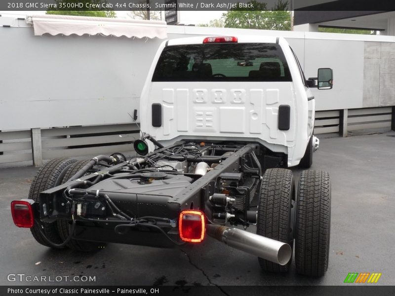 Summit White / Dark Ash/Jet Black 2018 GMC Sierra 3500HD Crew Cab 4x4 Chassis