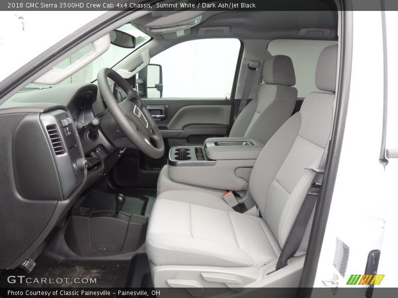 Summit White / Dark Ash/Jet Black 2018 GMC Sierra 3500HD Crew Cab 4x4 Chassis