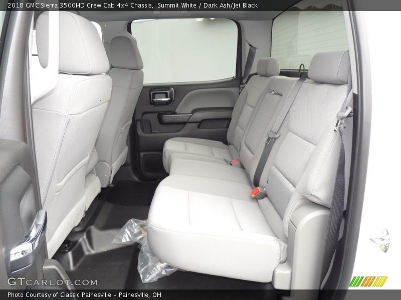 Summit White / Dark Ash/Jet Black 2018 GMC Sierra 3500HD Crew Cab 4x4 Chassis