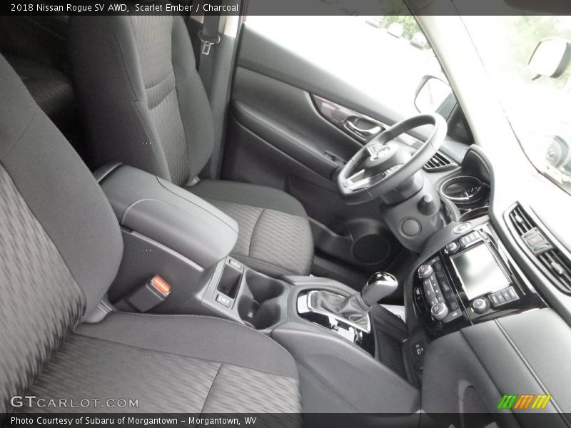 Scarlet Ember / Charcoal 2018 Nissan Rogue SV AWD
