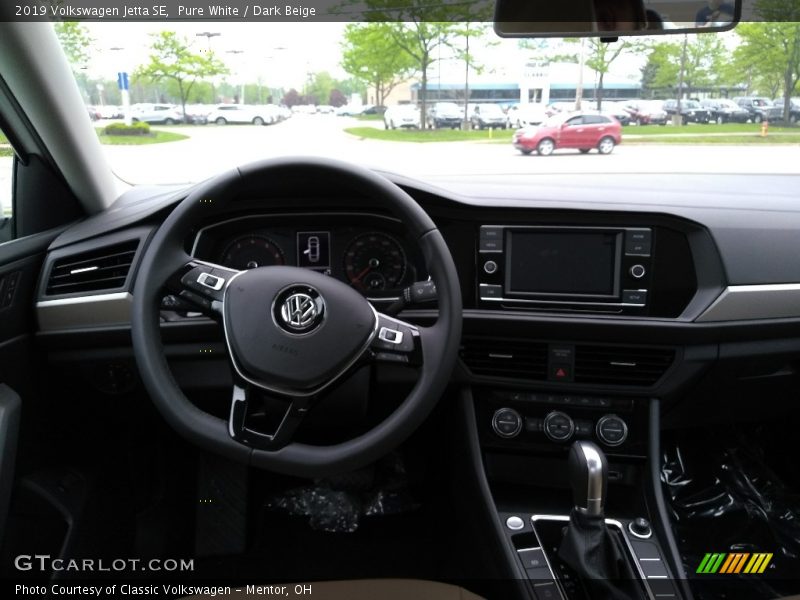 Dashboard of 2019 Jetta SE