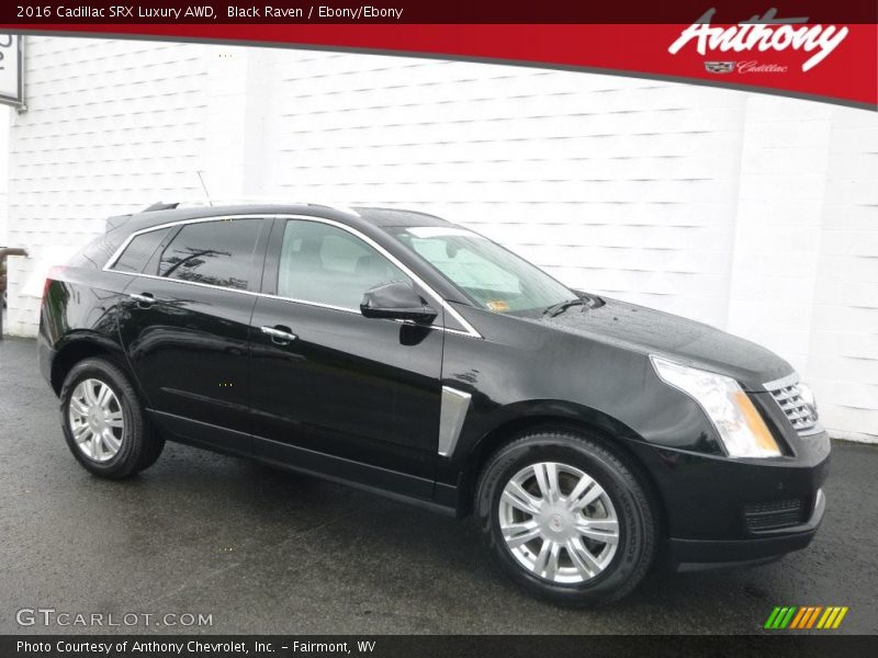 Black Raven / Ebony/Ebony 2016 Cadillac SRX Luxury AWD