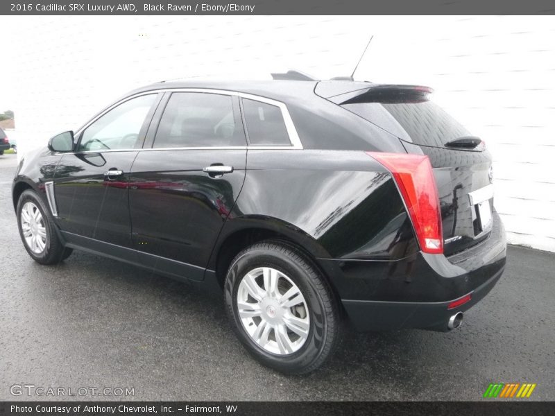 Black Raven / Ebony/Ebony 2016 Cadillac SRX Luxury AWD