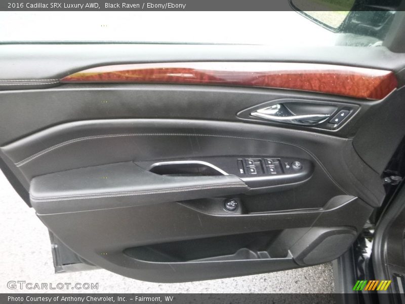 Black Raven / Ebony/Ebony 2016 Cadillac SRX Luxury AWD