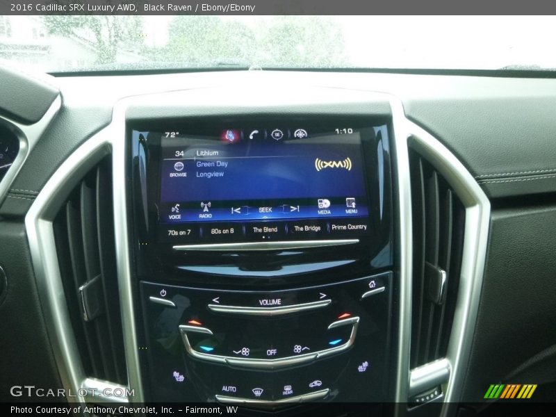Black Raven / Ebony/Ebony 2016 Cadillac SRX Luxury AWD