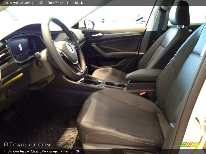  2019 Jetta SEL Titan Black Interior