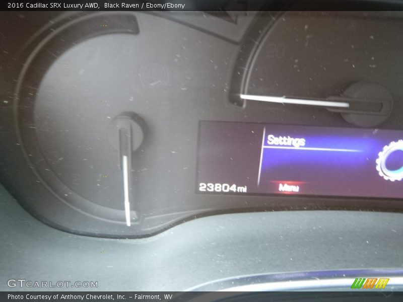 Black Raven / Ebony/Ebony 2016 Cadillac SRX Luxury AWD