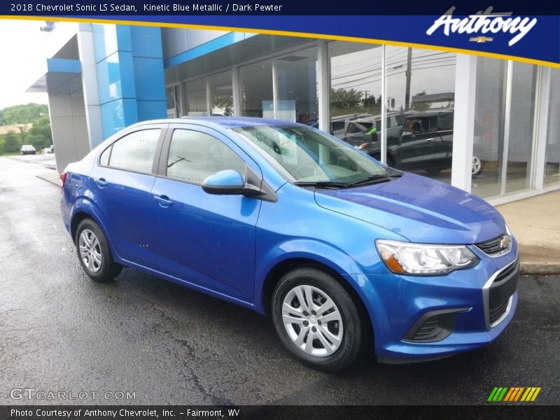 Kinetic Blue Metallic / Dark Pewter 2018 Chevrolet Sonic LS Sedan