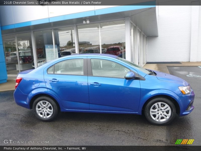 Kinetic Blue Metallic / Dark Pewter 2018 Chevrolet Sonic LS Sedan