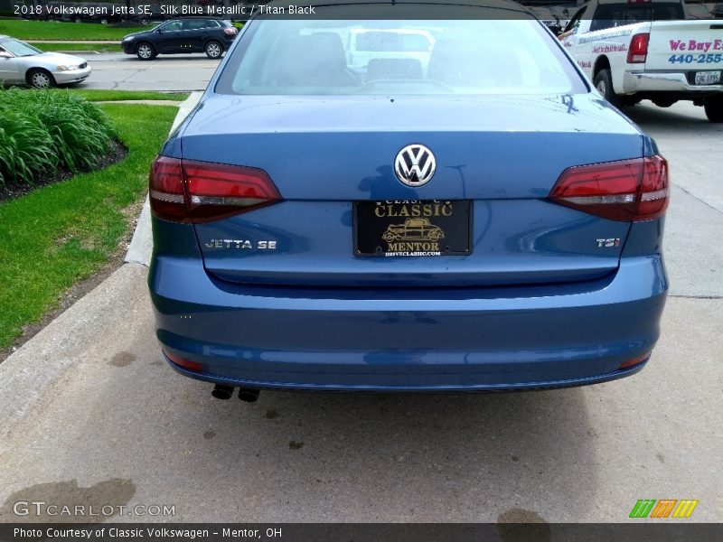 Silk Blue Metallic / Titan Black 2018 Volkswagen Jetta SE