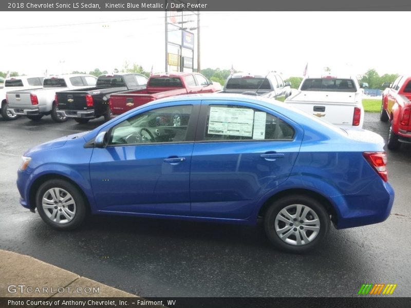 Kinetic Blue Metallic / Dark Pewter 2018 Chevrolet Sonic LS Sedan