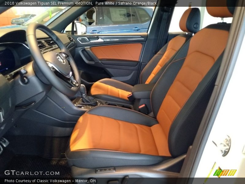  2018 Tiguan SEL Premium 4MOTION Safrano Orange/Black Interior