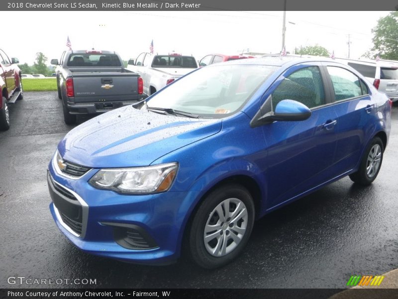 Kinetic Blue Metallic / Dark Pewter 2018 Chevrolet Sonic LS Sedan