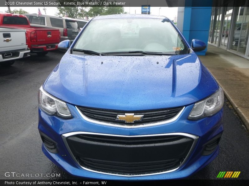 Kinetic Blue Metallic / Dark Pewter 2018 Chevrolet Sonic LS Sedan