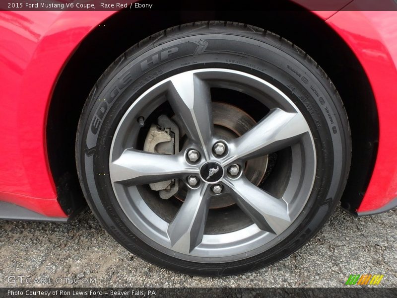 Race Red / Ebony 2015 Ford Mustang V6 Coupe