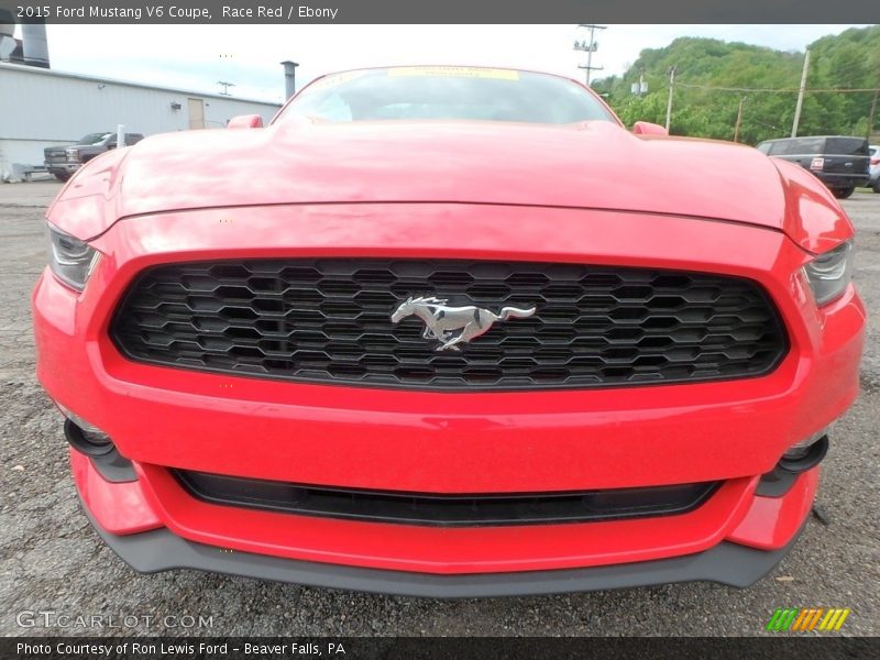 Race Red / Ebony 2015 Ford Mustang V6 Coupe