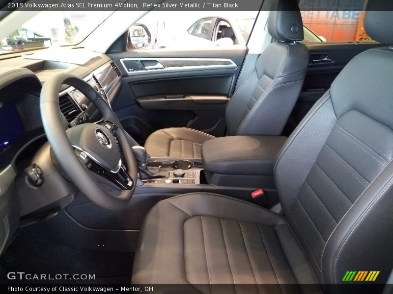 Reflex Silver Metallic / Titan Black 2018 Volkswagen Atlas SEL Premium 4Motion