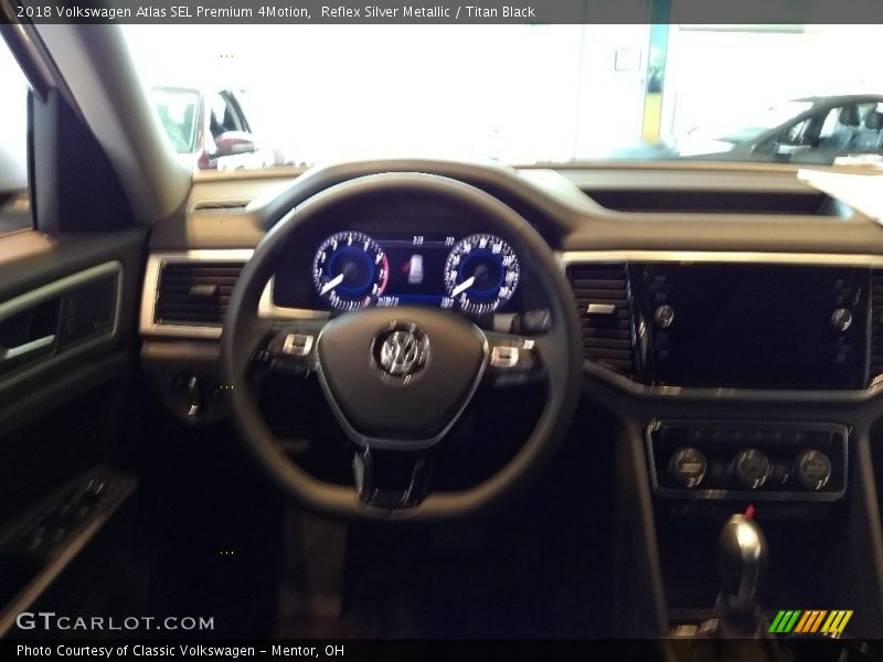 Reflex Silver Metallic / Titan Black 2018 Volkswagen Atlas SEL Premium 4Motion