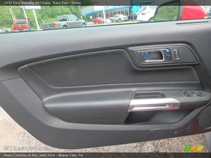 Race Red / Ebony 2015 Ford Mustang V6 Coupe