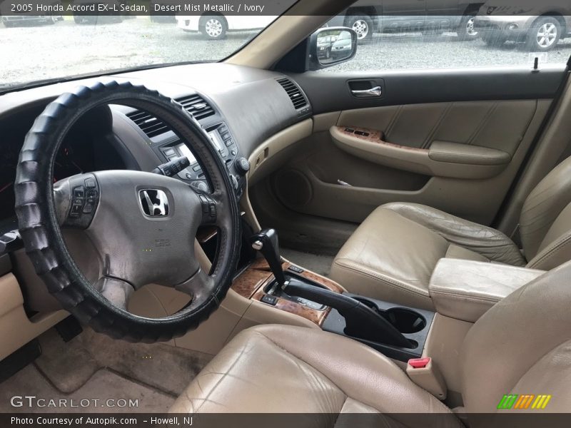 Desert Mist Metallic / Ivory 2005 Honda Accord EX-L Sedan