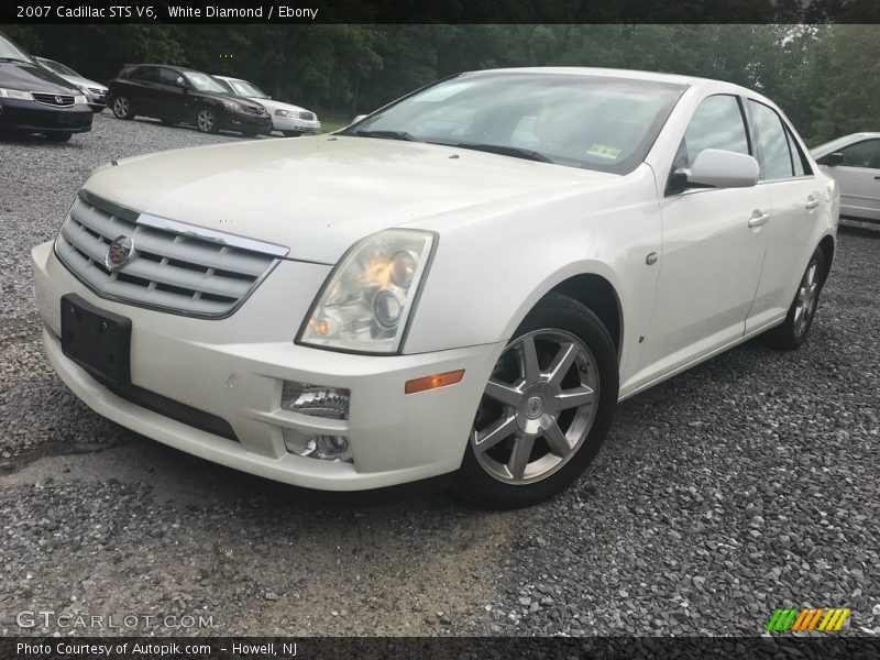 White Diamond / Ebony 2007 Cadillac STS V6