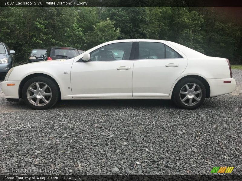 White Diamond / Ebony 2007 Cadillac STS V6