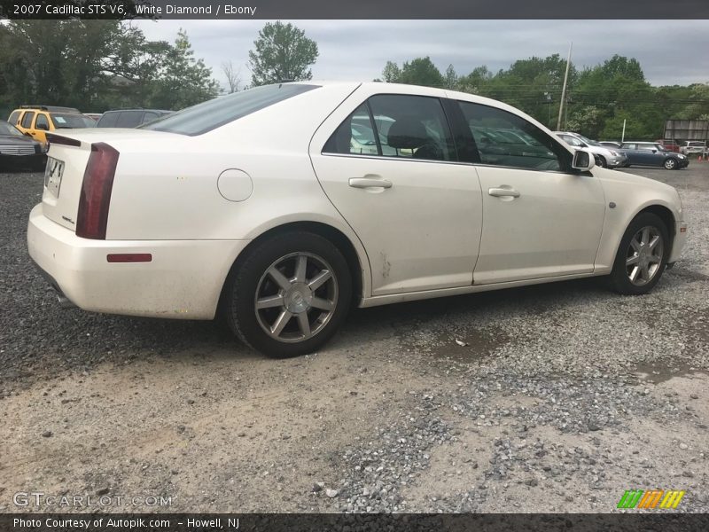 White Diamond / Ebony 2007 Cadillac STS V6