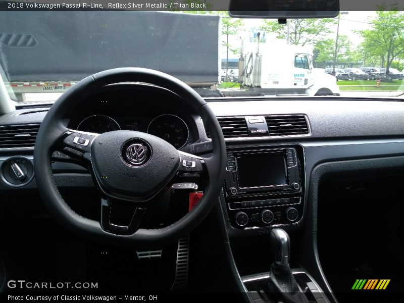 Dashboard of 2018 Passat R-Line