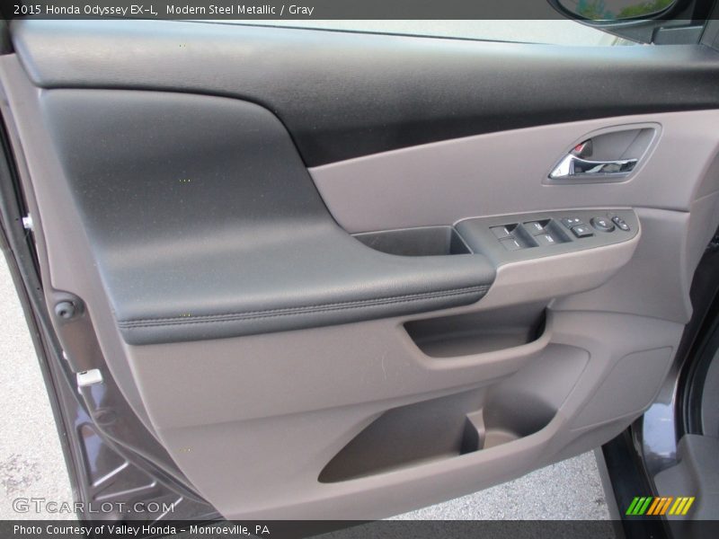 Modern Steel Metallic / Gray 2015 Honda Odyssey EX-L