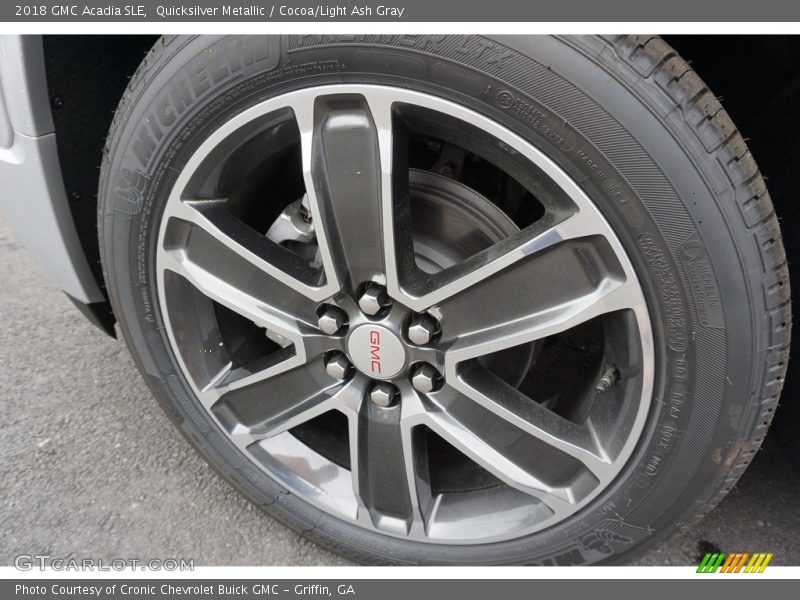 Quicksilver Metallic / Cocoa/Light Ash Gray 2018 GMC Acadia SLE