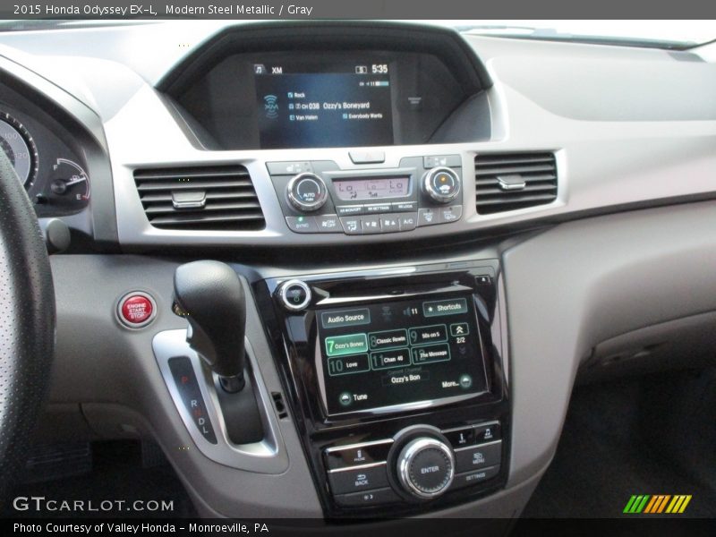 Modern Steel Metallic / Gray 2015 Honda Odyssey EX-L