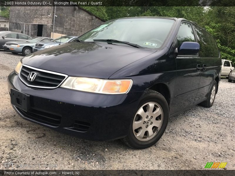 Midnight Blue Pearl / Quartz 2003 Honda Odyssey EX-L