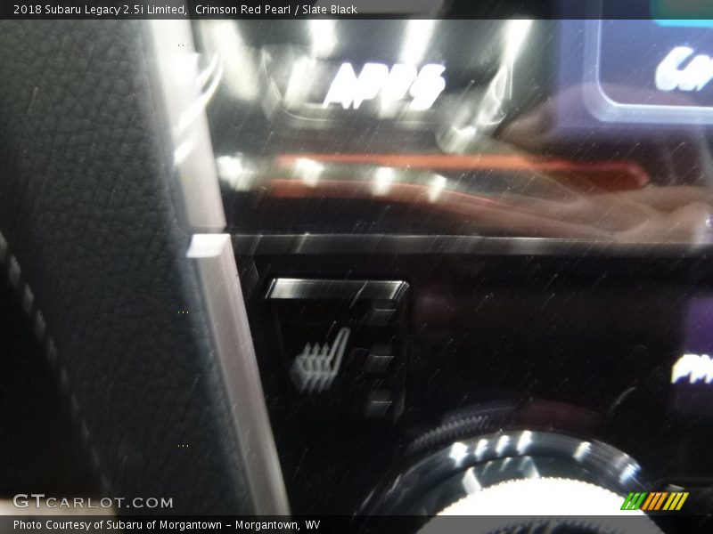 Crimson Red Pearl / Slate Black 2018 Subaru Legacy 2.5i Limited