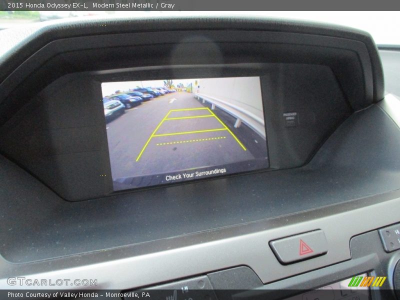 Modern Steel Metallic / Gray 2015 Honda Odyssey EX-L