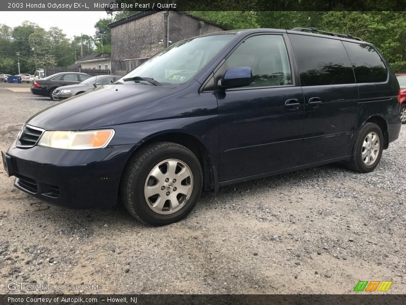 Midnight Blue Pearl / Quartz 2003 Honda Odyssey EX-L
