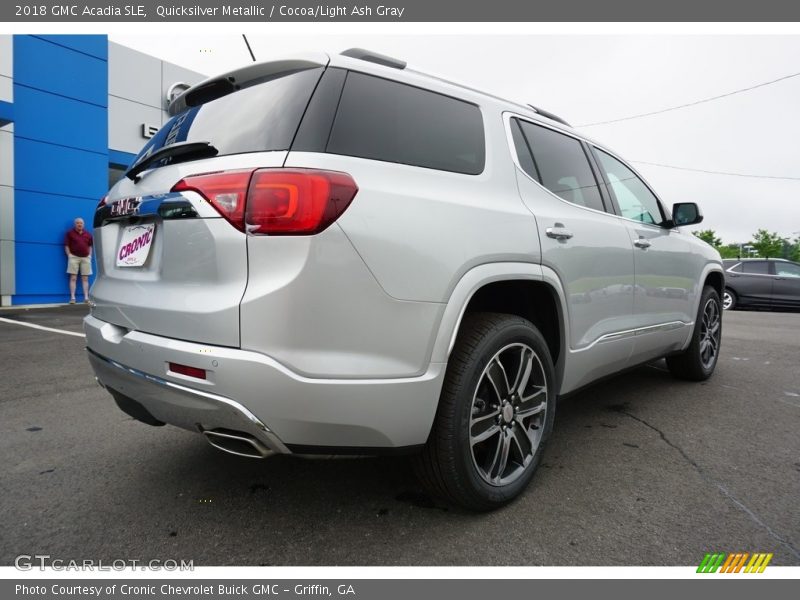 Quicksilver Metallic / Cocoa/Light Ash Gray 2018 GMC Acadia SLE