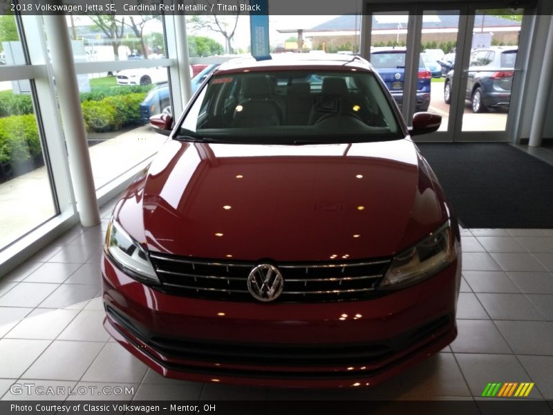 Cardinal Red Metallic / Titan Black 2018 Volkswagen Jetta SE