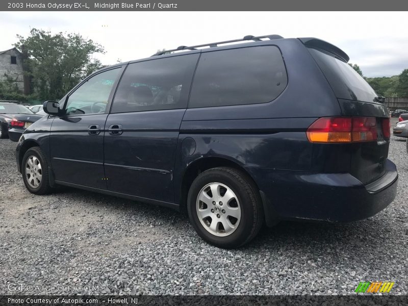 Midnight Blue Pearl / Quartz 2003 Honda Odyssey EX-L