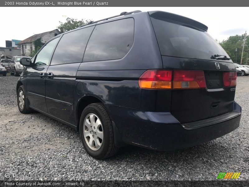 Midnight Blue Pearl / Quartz 2003 Honda Odyssey EX-L