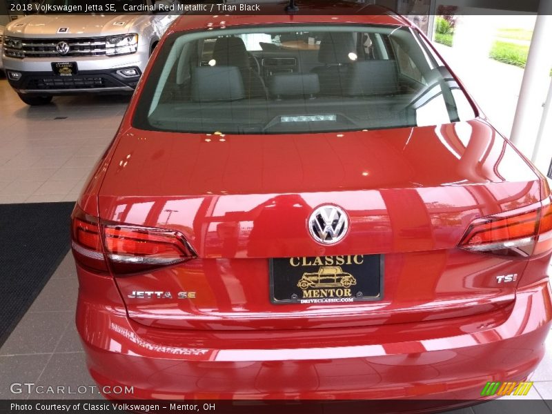 Cardinal Red Metallic / Titan Black 2018 Volkswagen Jetta SE