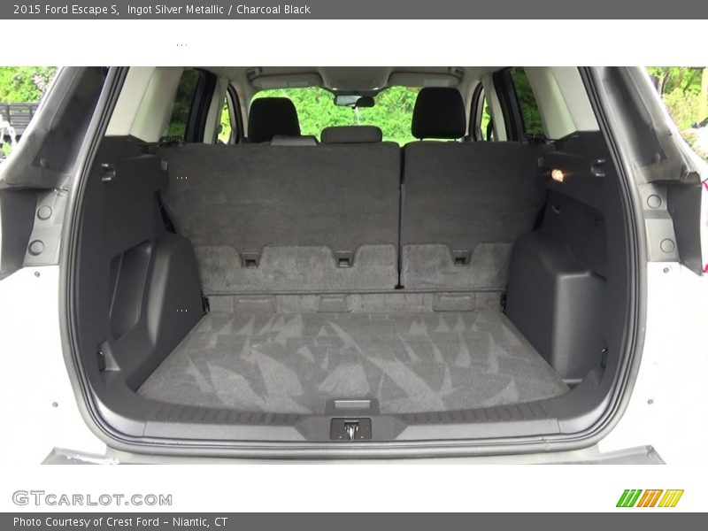 Ingot Silver Metallic / Charcoal Black 2015 Ford Escape S