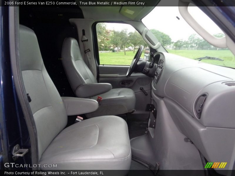 True Blue Metallic / Medium Flint Grey 2006 Ford E Series Van E250 Commercial